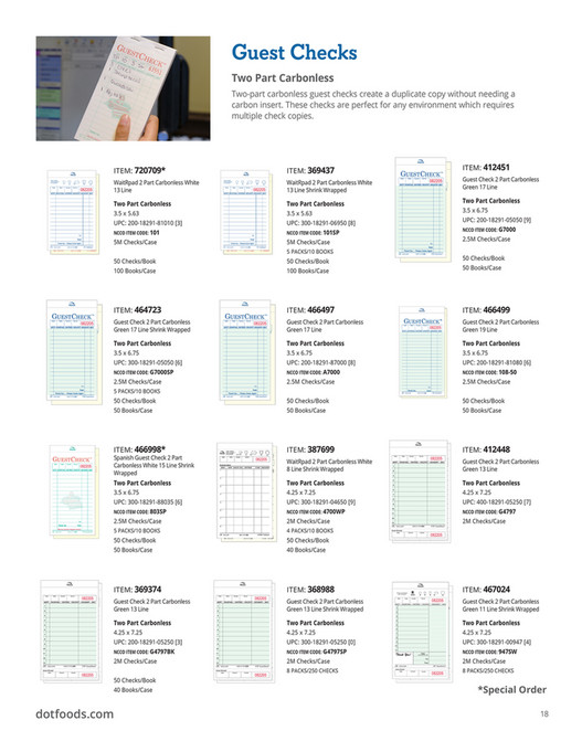 NCCO - Dot Foods Catalog NC 02 003 - Page 18-19